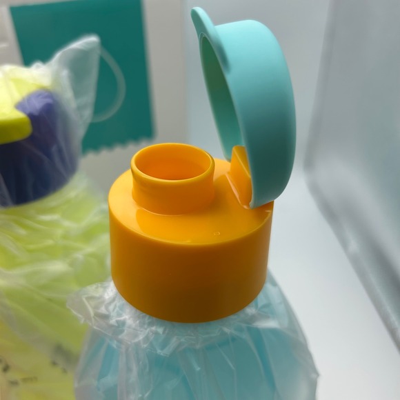 Tupperware Eco Bottle Set‎ 760ml 3 Piece Flip Top Lid New In Box Colors - Picture 4 of 8